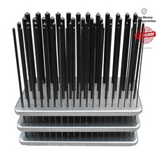 Durable 60 Piece Transfer Punch Set with Black Oxide Finish for Accurate Work