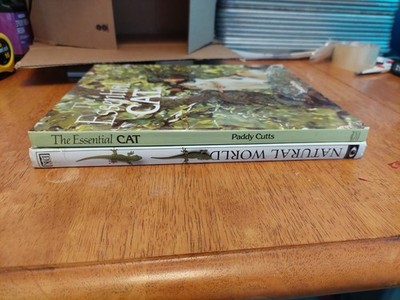 Animal Books Lot Of 2 Essential Cats And Natural World