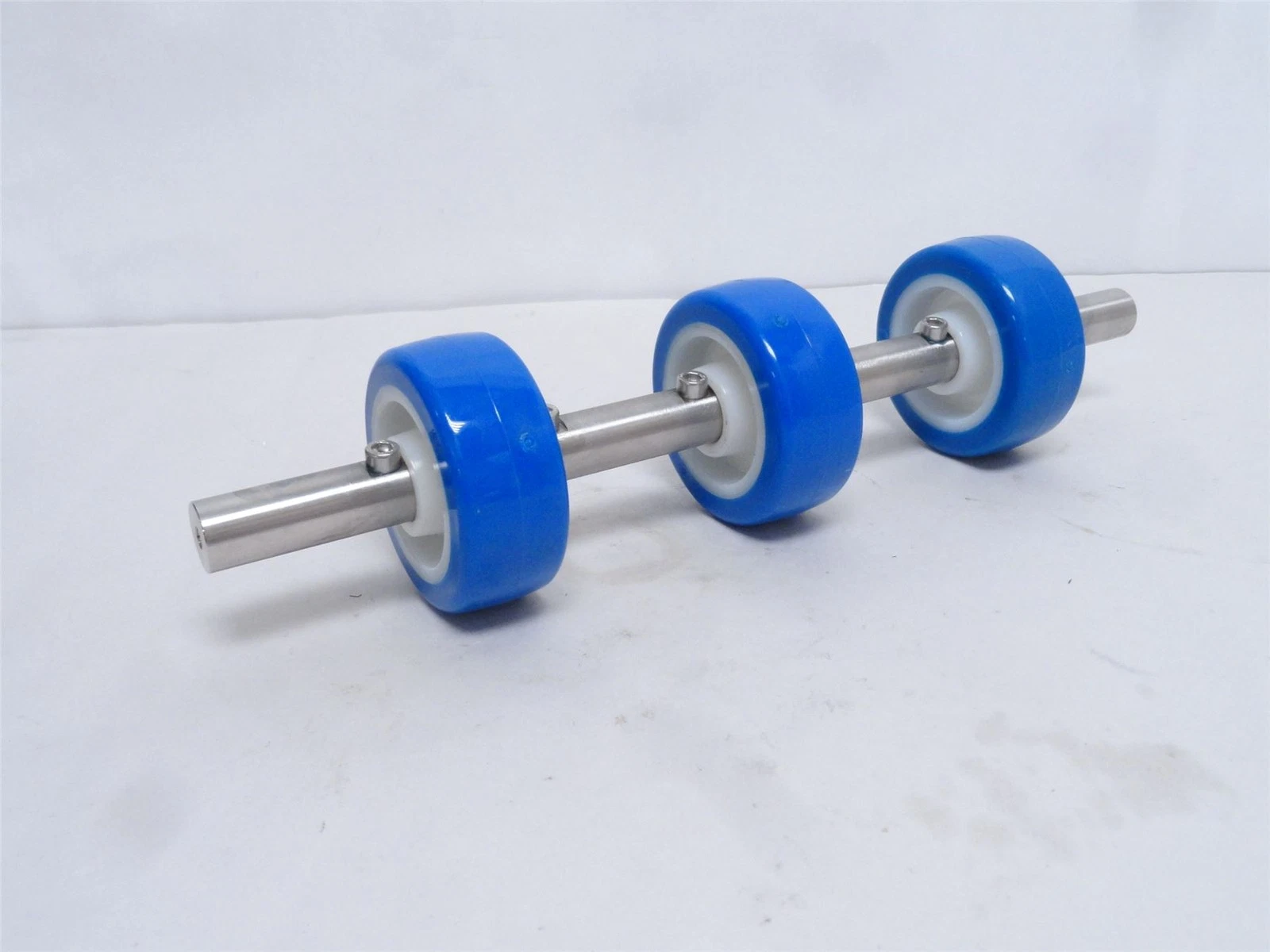 244763 New-No Box; Ross Industries A52356 Shaft W/Wheels SS 14-1/4"L 20mmOD