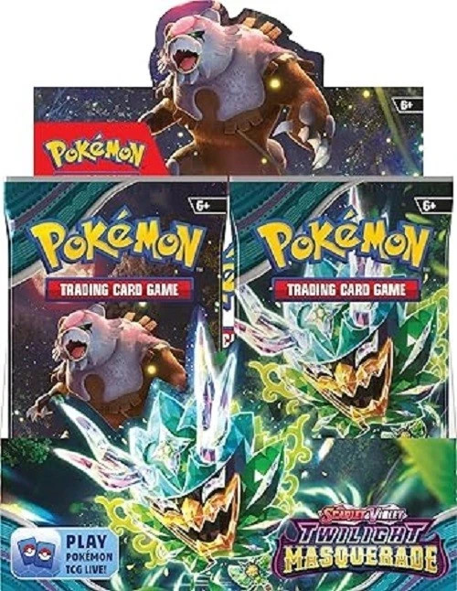 Pokémon TCG Scarlet & Violet Twilight Masquerade Booster Box – Factory  Sealed