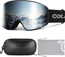 Kit Di Maschera Da Sci Con Scatola, Maschera Snowboard Cilindrici Ampia Vista An