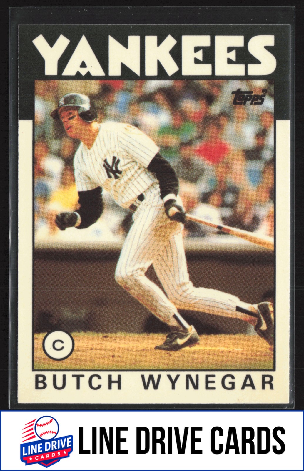 1986 Topps #235 Butch Wynegar Collector's Edition (Tiffany) New York Yankees