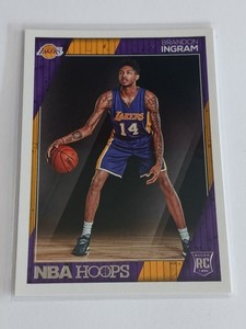 2016-17 Panini NBA Hoops Brandon Ingram Rookie Card (RC) #262 LA Lakers