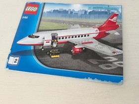 LEGO CITY: Airport (3182) partial set, used, manual, mini fig plane tower