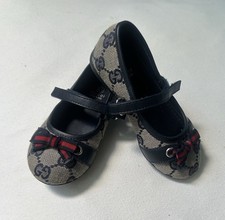 Gucci Kids Mary Janes Toddler Girl Ballet Flats Size 23
