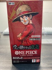 One Piece OP-13 Carrying on His Will Box OP13 Japanese - New Sealed