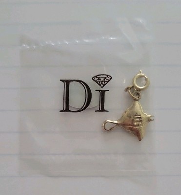 Stingray Diamonds International Gold Tone charm new DI Grand Cayman Cruise