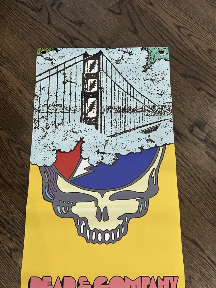 Dead & Co San Fran 2025 Concierto Big Banner Memorabilia Grateful Dead 60 Años Foto 4 de 4