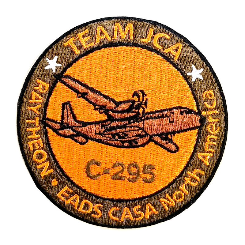 Rare Vtg Raytheon Team JCA EADS CASA North America Military Patch New NOS