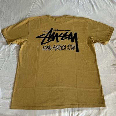 stina Sサイズ　type T long / misty yellow NEW🔥Stüssy Los Angeles Chapter T-Shirt Mustard Yellow Size Large