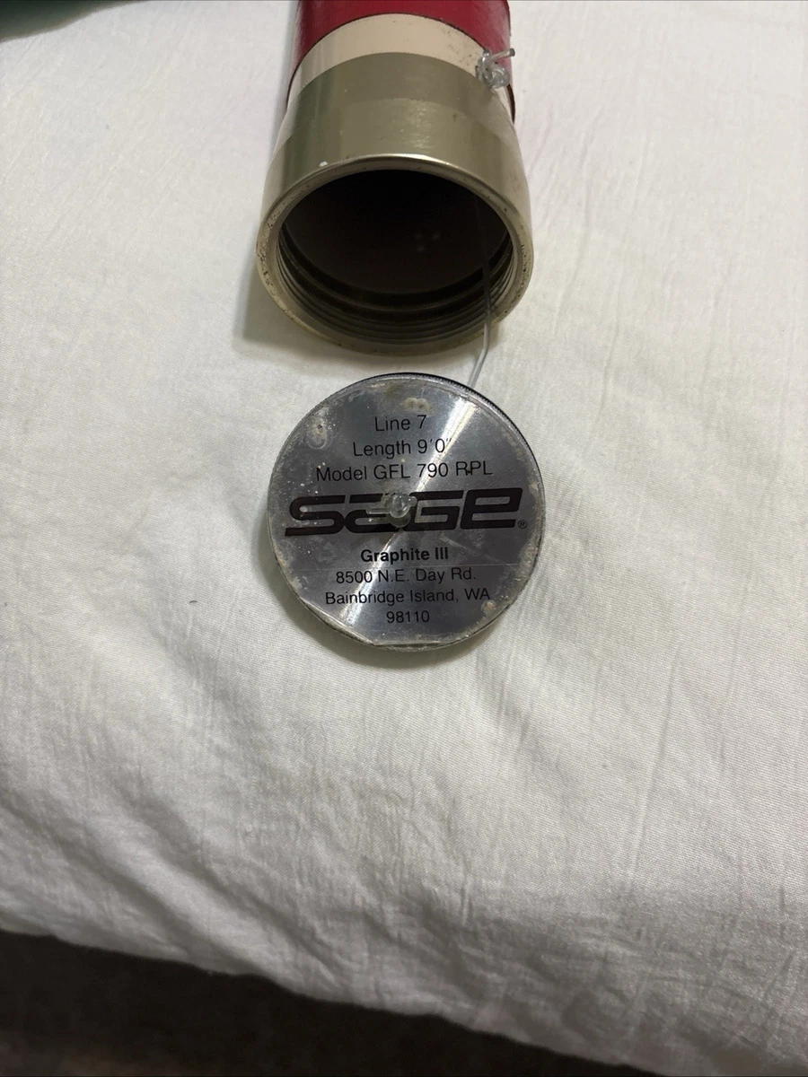 SAGE Fly Fishing Rod 9 ft Item Fishing Rods 7 wt Line Weight