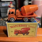 Moko Lesney Matchbox 1961 #26B Foden Cement Lorry V,N,Mint in D1 box all orig,.