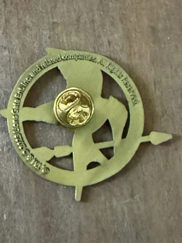 Enamel Pin Hunger Games Mockingjay Movie Book Catching Fire Jennifer Lawrence - Image 4 of 4