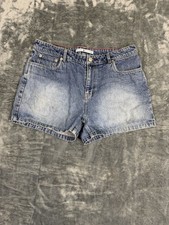 Tommy Hilfiger Denim Shorts Size 10 Medium Wash High Rise Womens
