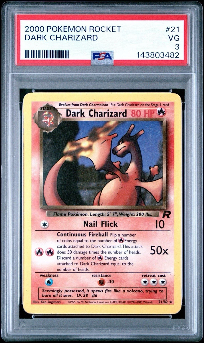 Darkness Charizard Pokémon TCG Rare Individual Collectible Card