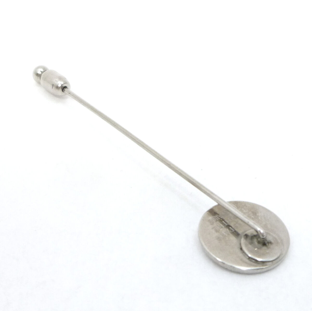Authentic HERMES BIJOUTERIE FANTAISIE Pin Brooch Silver Authentic HERMES BIJOUTERIE FANTAISIE Pin Brooch Silver