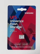 New Samsung UFS(Universal Flash Storage) Memory Card 256GB MB-FA256G/AM