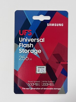 New Samsung UFS(Universal Flash Storage) Memory Card 256GB MB-FA256G/AM