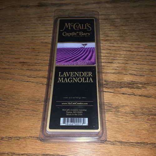 McCall's Candles Candle Bar 5.5 oz. Lavender Magnolia. New. Free