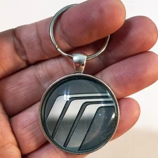 Vintage 80's 90's Mercury Car Emblem Badge Logo 1.2" Diameter Keychain
