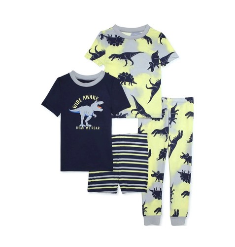 Cozy Jams Baby and Toddler Boy Pajama Sleepwear Set, 4-Piece