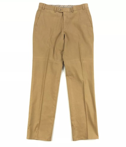 Hiltl Pants Mens 34x33 Brown Dress Trousers - Picture 1 of 13