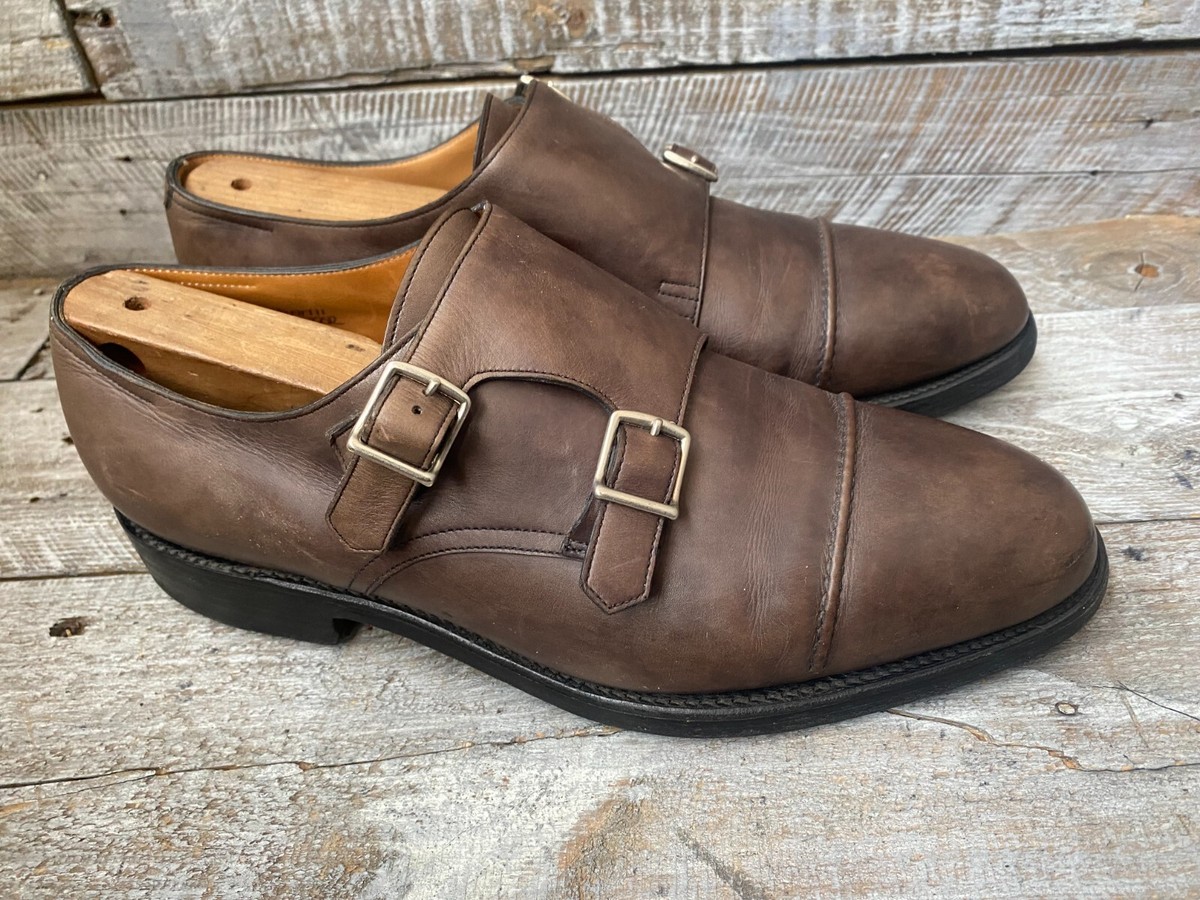 JOHN LOBB Men William II Double MonkStrap brown Museum Calf