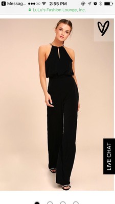 comfortable black jumpsuit