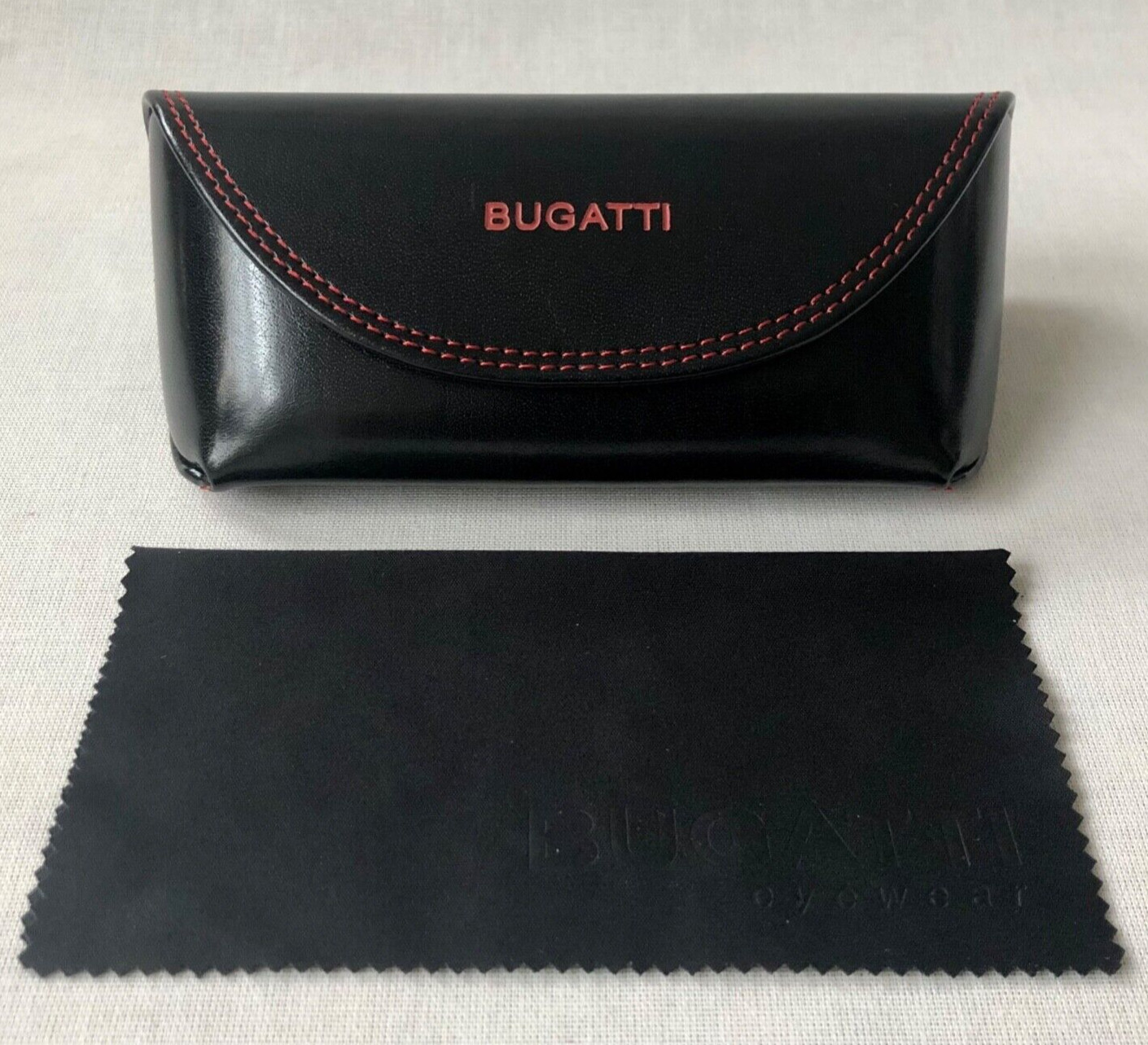 BUGATTI Etui Vegan Leder Herren Schwarz Вращает большой магнит Klapp Tuch Frankreich 6990₽