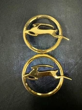 1963 Chevy Impala Quarter Panel Emblems 24k Gold Plated