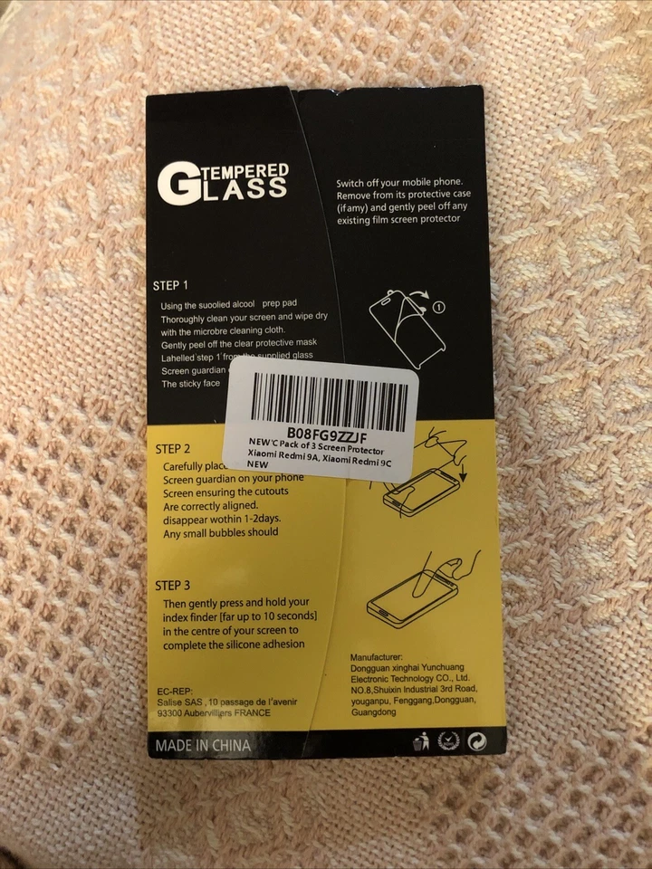 Nuevo Paquete C de 3 Protectores de Pantalla para Xiaomi Redmi 9A, Xiaomi Redmi 9C Nuevo Foto 2 de 3