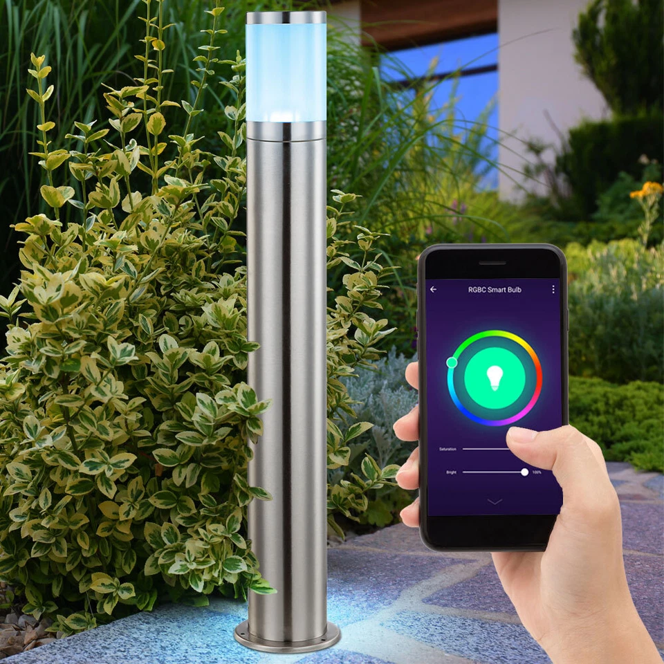 Wegeleuchte Stehleuchte Außenlampe Smart Home App Steuerung Farbwechsel RGB LED - Bild 3 von 4