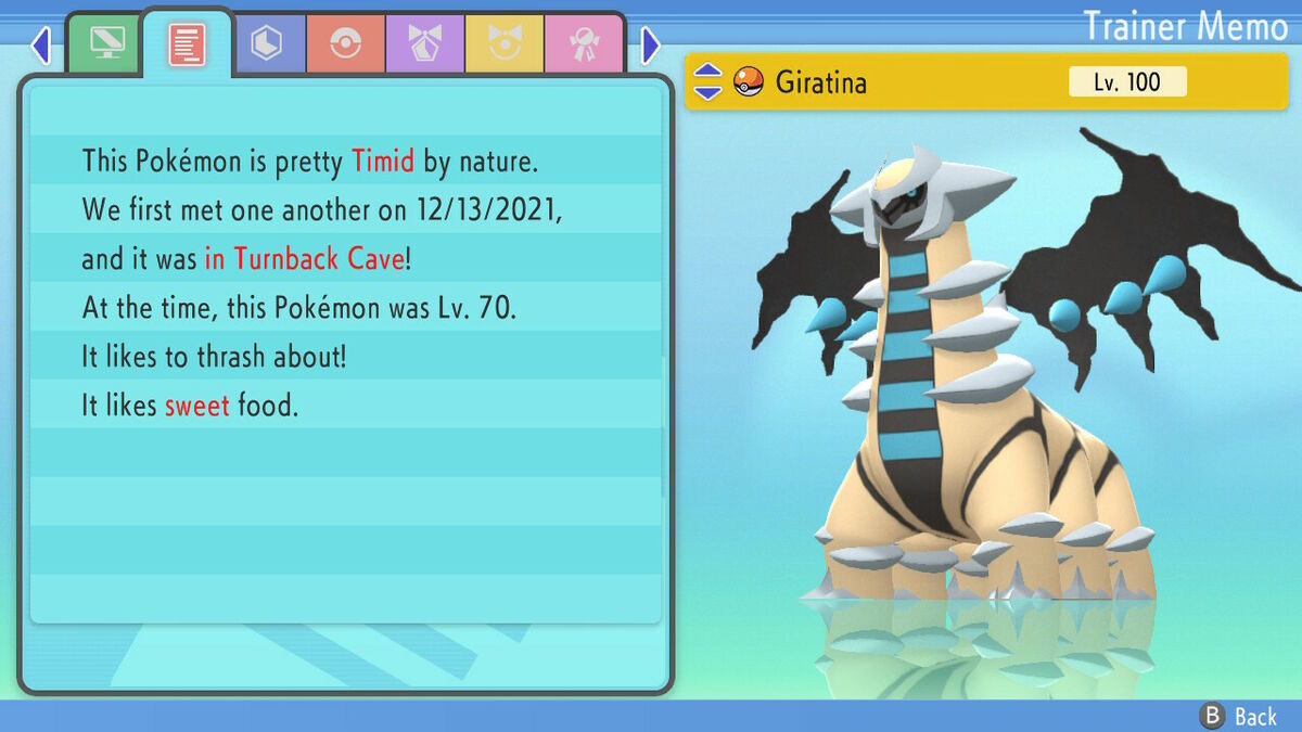 ✨ Shiny Giratina (Altered) ✨ Pokemon Brilliant Diamond Shining