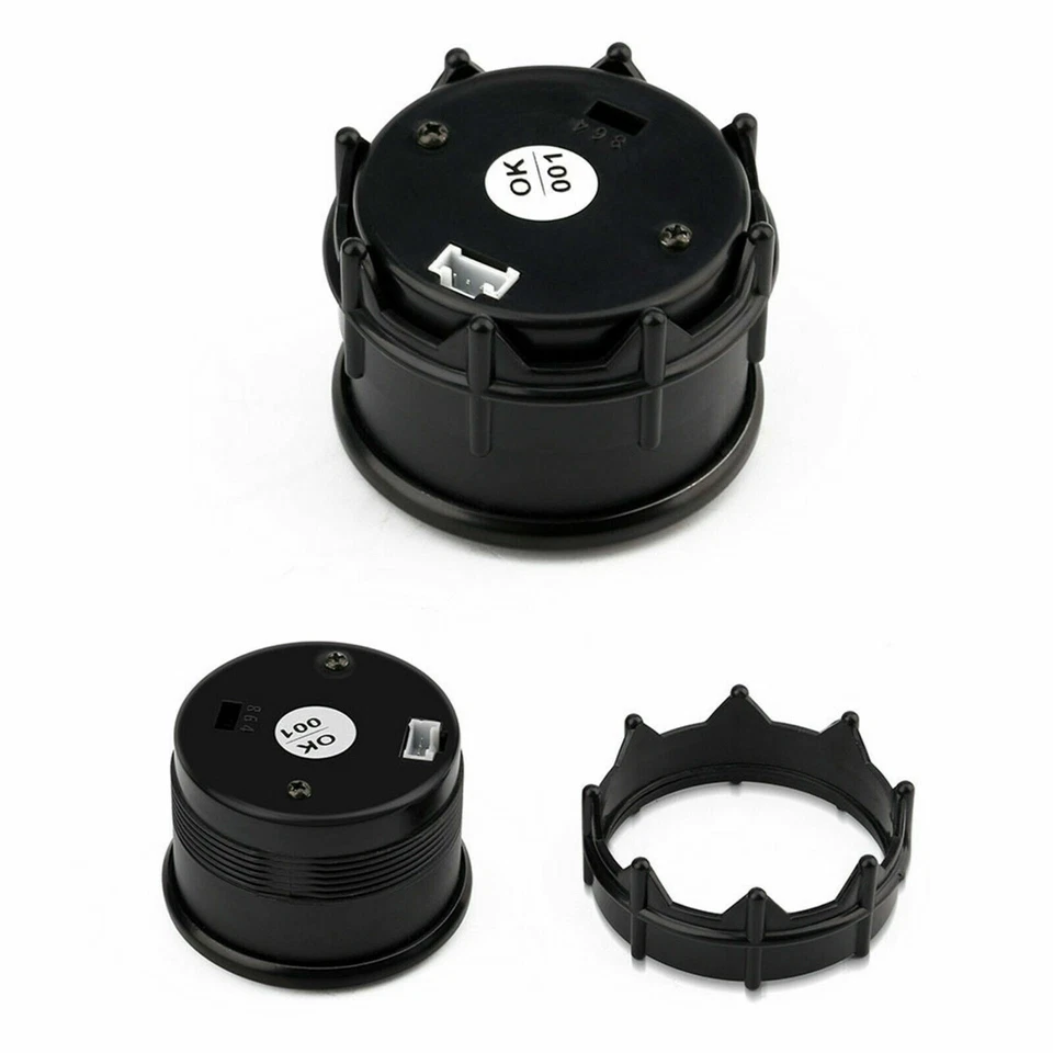 LED azul digital voltagem tensão 2" 52mm medidor barco caminhão modificação automática 0-15V - Imagem 3 de 4