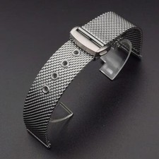 Mesh Bracelet Watch Strap for Omega 007 Seamaster 300 Replacement 20mm 22mm Band