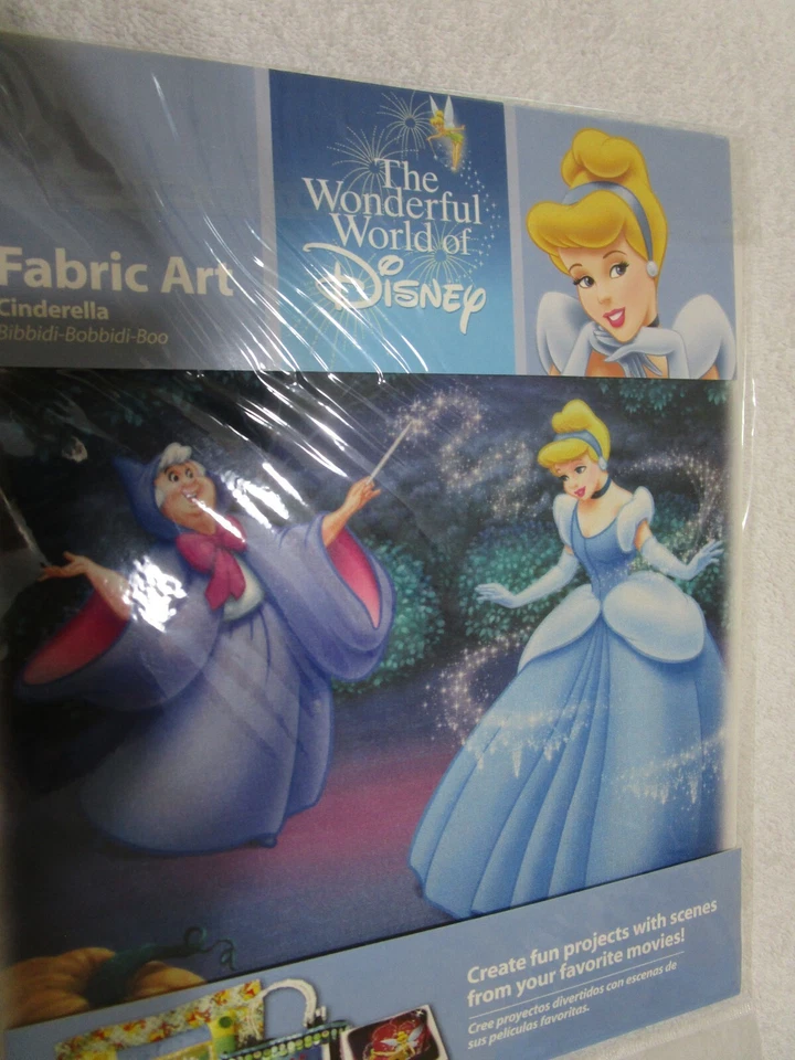 Disney Cinderella: Bibbidi-Bobbidi-Boo Fabric Art (100% Cotton) (2006, Springs) - Image 2 of 3