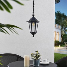 Traditional Hanging Chain Lantern Outdoor Porch Victorian AC E27 IP44 Light Lamp