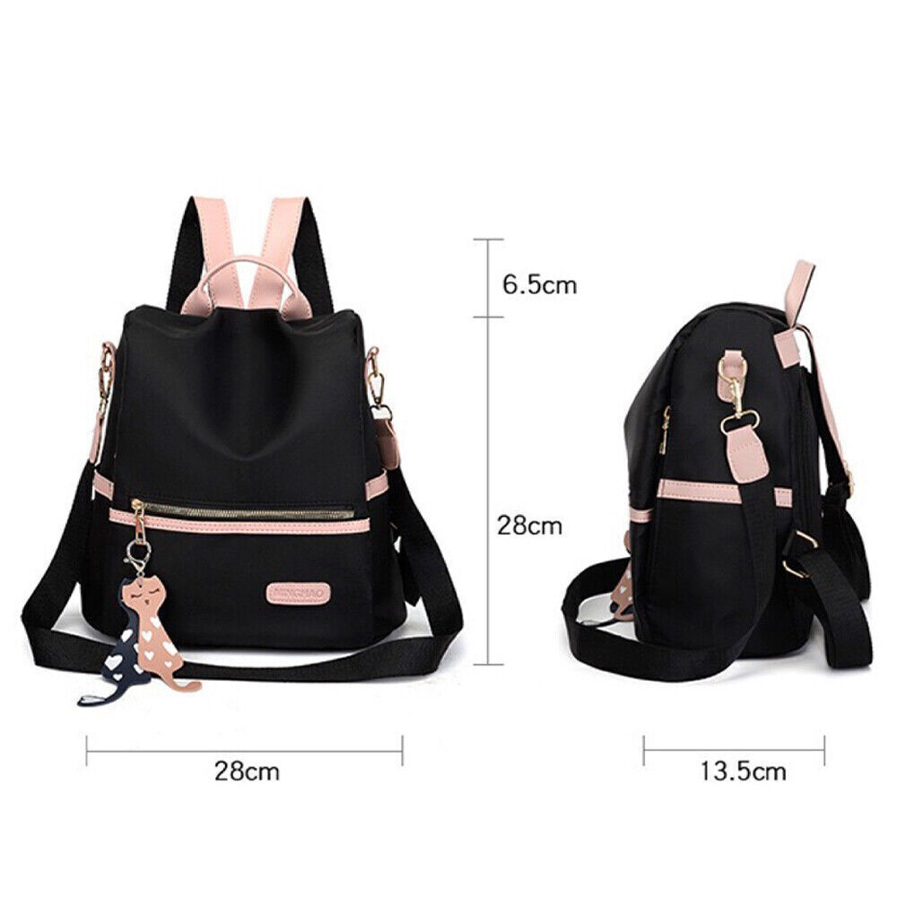 Women Ladies AntiTheft Backpack Satchel Rucksack School Shoulder Bag