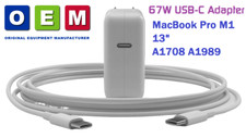 Genuine 67W USB-C Power Adapter Charger For 13" MacBook Pro A1708 A1989 A2518
