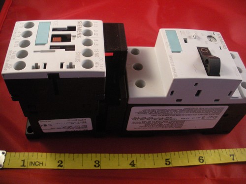 Siemens 3RV1011-0HA10 Motor Controller + 3RT1015-1BB41 Contactor Nnb New - Picture 3 of 4