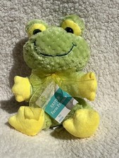 Easter 8" Sitting FROG Soft Plush Green  Yellow Way To Celebrate New