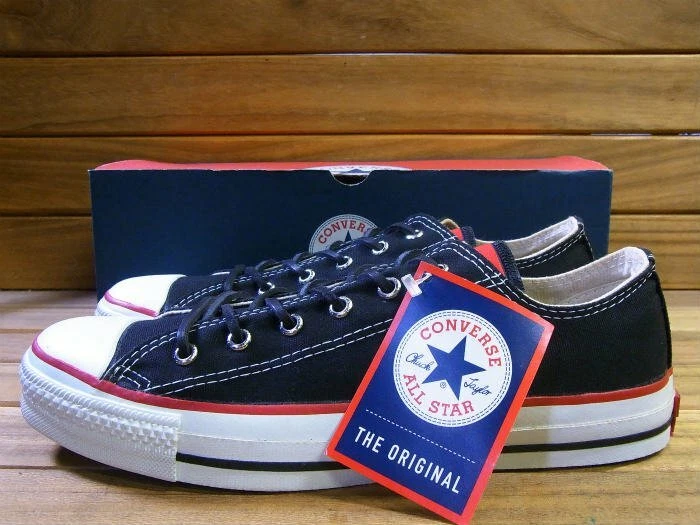 Deadstock 90 s 00 s Converse All Star C 2000 Low 18366 Black Made in USA Men Us8