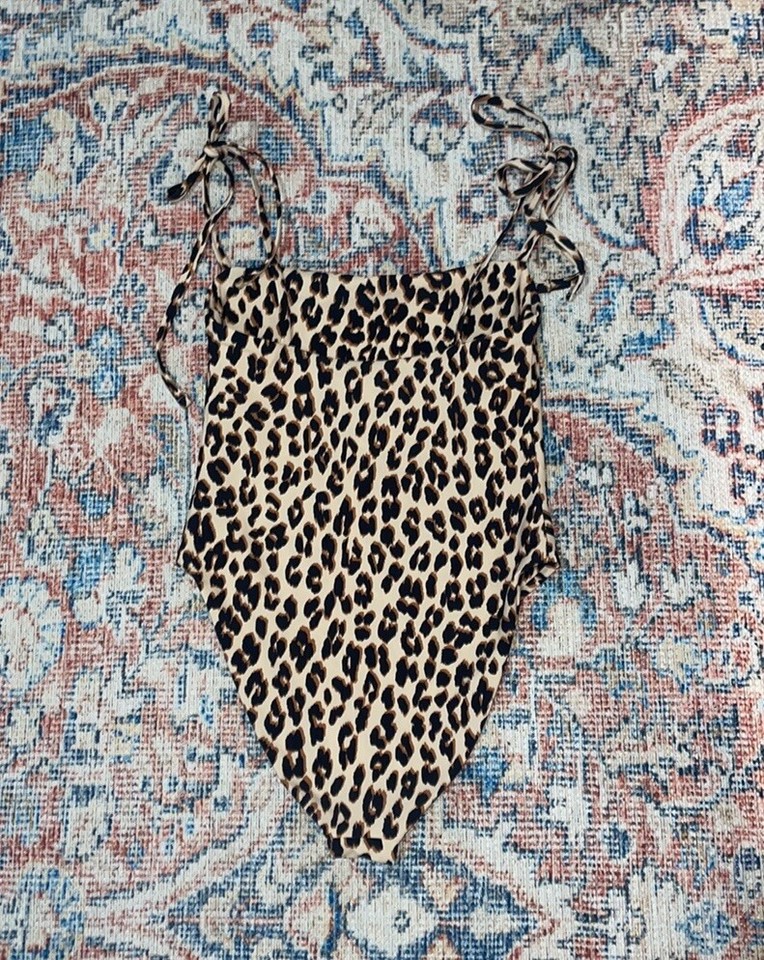 BuddyLove Bora Bora Square Neck One Piece Swimsuit In Wildcat SZ S NWT