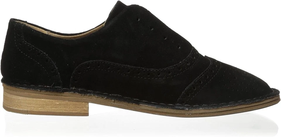 Steven by Steve Madden Zapatos Mujer Deven Oxford Negro Gamuza Talla 7m Foto 2 de 4