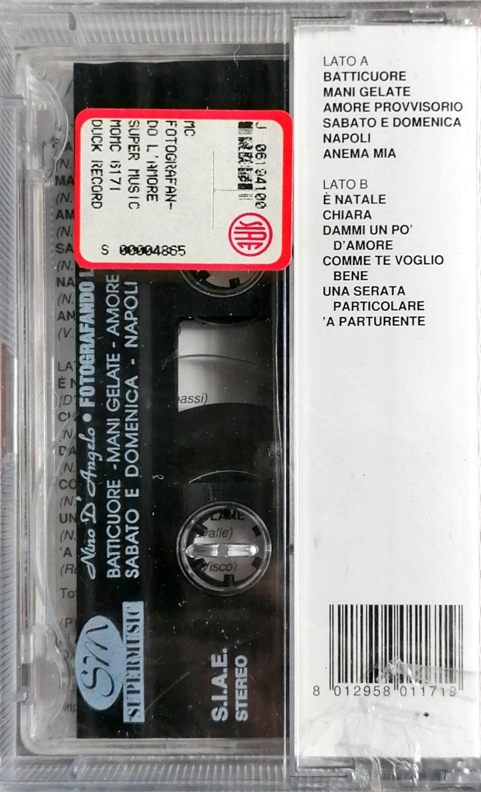 Nino D'Angelo Fotografando L'Amore Mc Cassette Tape Sealed eBay