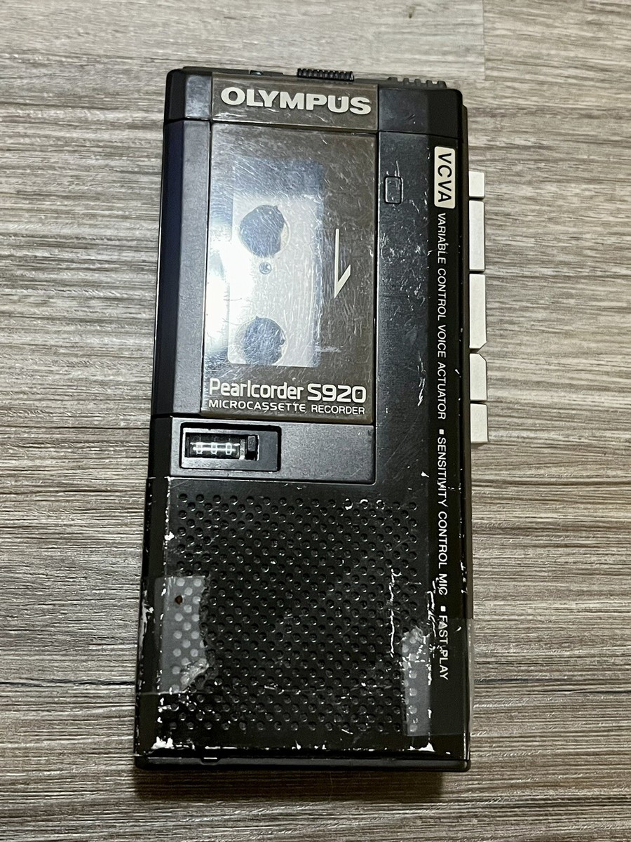 Vintage Olympus Pearlcorder S920 Micro Cassette W/ Used Tapes