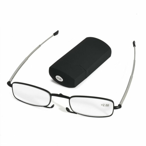 Fashion Portable Folding Reading Glasses Rotation Eyeglass +1.5+2.0+2.5+3.0 HOT - Picture 13 of 14