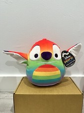 Kelly Toy Squishmallow Disney 8 Inch Rainbow Stitch Pride Collection Soft Plush
