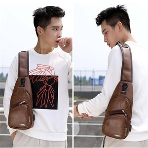 mens faux leather messenger bag