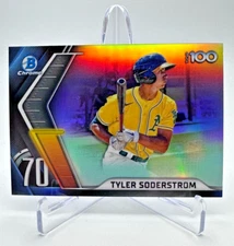 Tyler Soderstrom 2022 Bowman Chrome BOWMAN TOP 100 SP #BTP-70